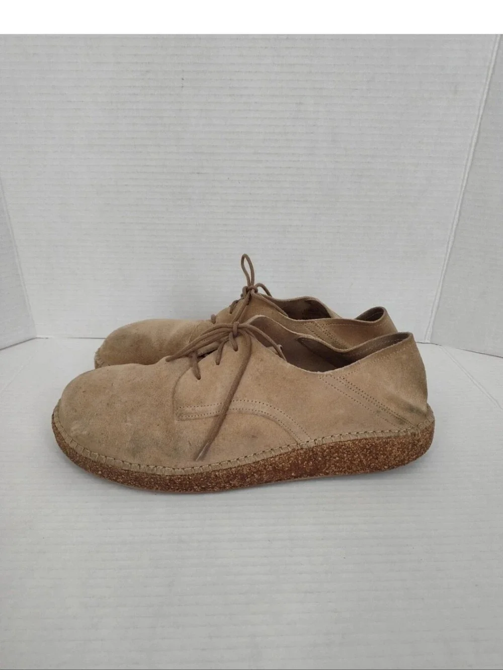Birkenstock Men’s Gary Sand Suede Casual Oxfords Shoes Size EU 45 US 12